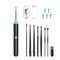 Smart Visual Ear Cleaner with Camera, Wireless Otoscope Earwax Removal Tool, 130mAh Rechargeable, 138×13mm, ABS Material, 5.43in×0.51in, WiFi Ear Pick for Android & iOS – Black/White